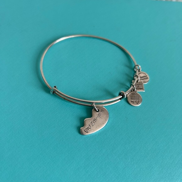 Alex & Ani Best Friends Half Heart Charm - Picture 1 of 2